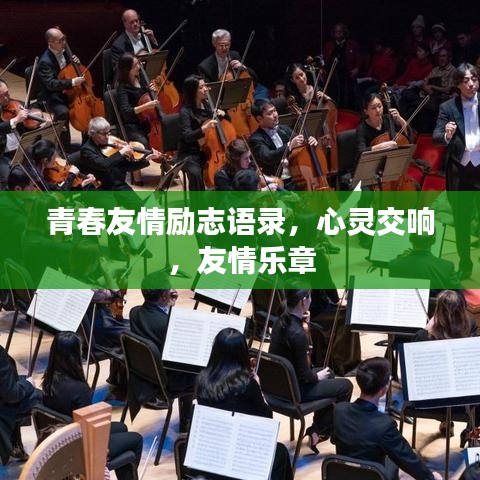 青春友情励志语录，心灵交响，友情乐章