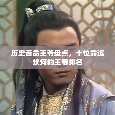 历史苦命王爷盘点，十位命运坎坷的王爷排名
