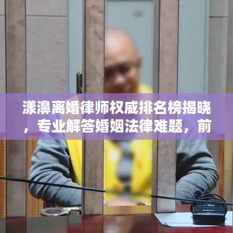漾濞离婚律师权威排名榜揭晓，专业解答婚姻法律难题，前十名律师推荐！
