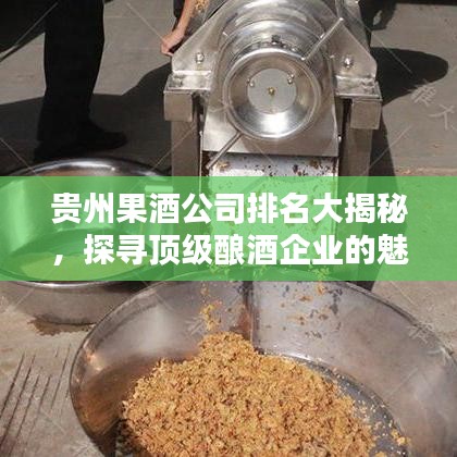贵州果酒公司排名大揭秘，探寻顶级酿酒企业的魅力与实力！
