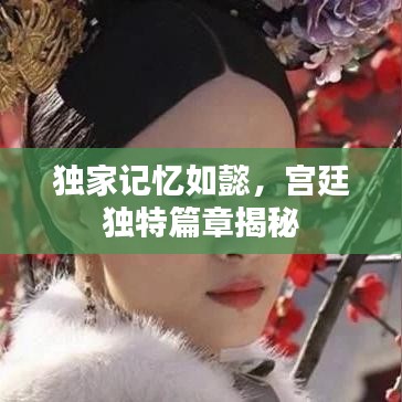 独家记忆如懿，宫廷独特篇章揭秘