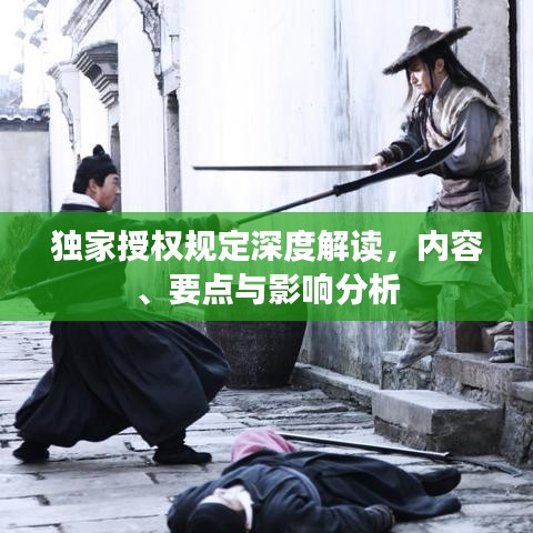 独家授权规定深度解读，内容、要点与影响分析