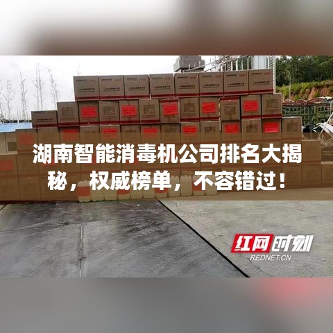 湖南智能消毒机公司排名大揭秘，权威榜单，不容错过！